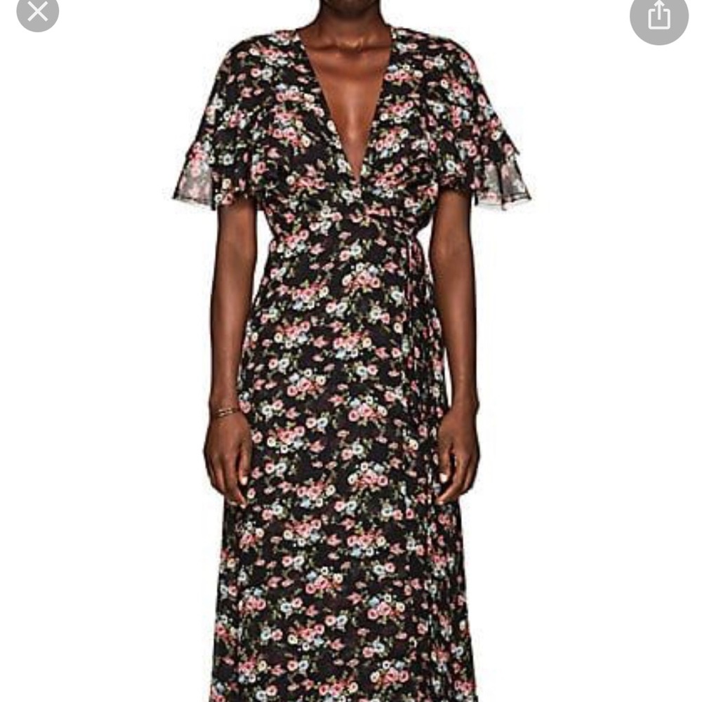 Barney’s Floral wrap dress